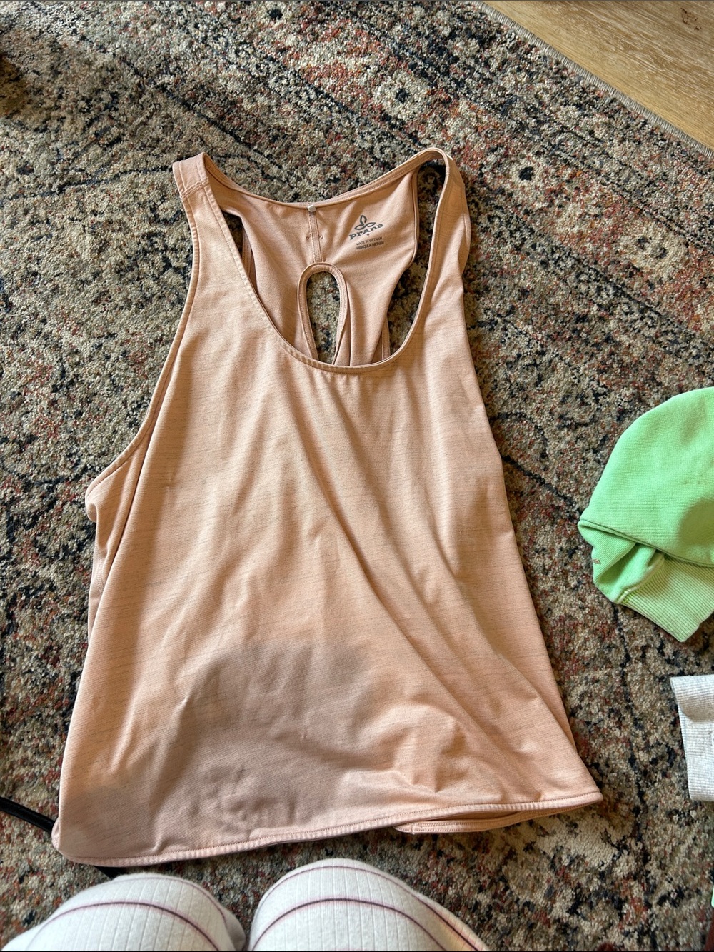 Prana Women's Peach Racerback Tank Top
